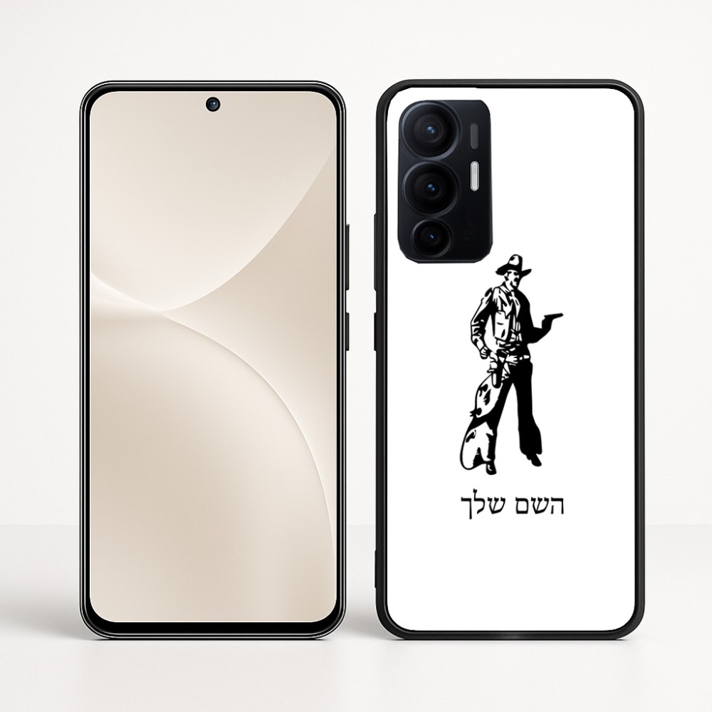כיסוי בעיצוב אישי עם השם שלך לדגם - Realme 16 Pro+ 5G בעיצוב קאובוי המערב הפרוע