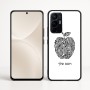 כיסוי בעיצוב אישי עם השם שלך לדגם - Realme 16 Pro+ 5G בעיצוב הדפס תפוח
