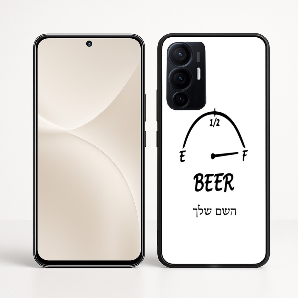 כיסוי בעיצוב אישי עם השם שלך לדגם - Realme 16 Pro+ 5G בעיצוב מיכל של בירה