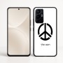 כיסוי בעיצוב אישי עם השם שלך לדגם - Realme 16 Pro+ 5G בעיצוב סמל השלום