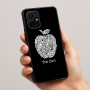 כיסוי בעיצוב אישי עם השם שלך לדגם - Realme 16 Pro+ 5G בעיצוב הדפס תפוח