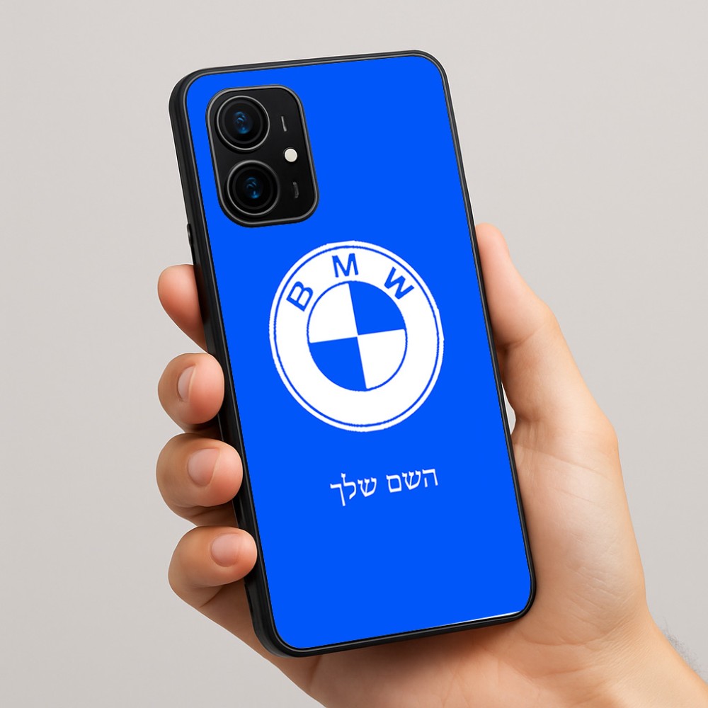כיסוי בעיצוב אישי עם השם שלך לדגם - Realme 16 Pro+ 5G בעיצוב ב.מ.וו