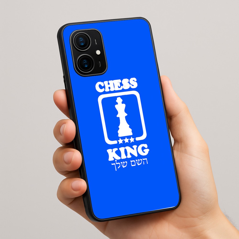 כיסוי בעיצוב אישי עם השם שלך לדגם - Realme 16 Pro+ 5G בעיצוב שחמט