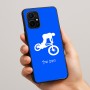 כיסוי בעיצוב אישי עם השם שלך לדגם - Realme 16 Pro+ 5G בעיצוב רוכב אופניים