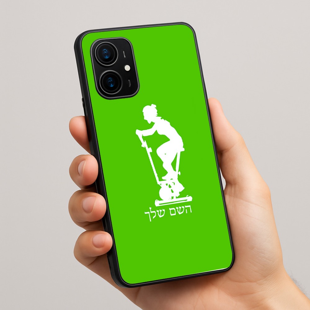 כיסוי בעיצוב אישי עם השם שלך לדגם - Realme 16 Pro+ 5G בעיצוב אימון ספינינג - אישה