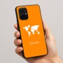 כיסוי בעיצוב אישי עם השם שלך לדגם - Realme 16 Pro+ 5G בעיצוב מפת העולם
