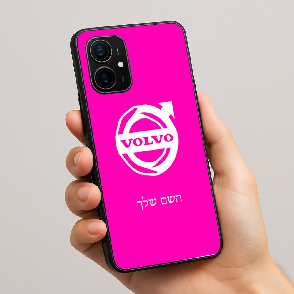 כיסוי בעיצוב אישי עם השם שלך לדגם - Realme 16 Pro+ 5G בעיצוב וולוו