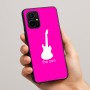 כיסוי בעיצוב אישי עם השם שלך לדגם - Realme 16 Pro+ 5G בעיצוב גיטרה