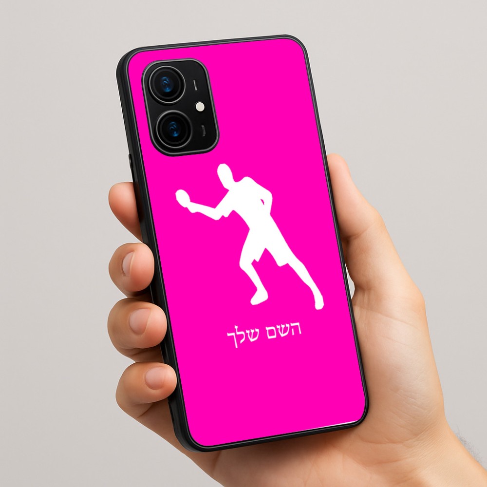 כיסוי בעיצוב אישי עם השם שלך לדגם - Realme 16 Pro+ 5G בעיצוב שחקן פינג פונג