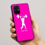 כיסוי בעיצוב אישי עם השם שלך לדגם - Realme 16 Pro+ 5G בעיצוב הרמת משקולות