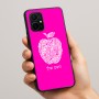 כיסוי בעיצוב אישי עם השם שלך לדגם - Realme 16 Pro+ 5G בעיצוב הדפס תפוח