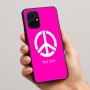 כיסוי בעיצוב אישי עם השם שלך לדגם - Realme 16 Pro+ 5G בעיצוב סמל השלום