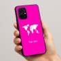 כיסוי בעיצוב אישי עם השם שלך לדגם - Realme 16 Pro+ 5G בעיצוב מפת העולם