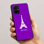 כיסוי בעיצוב אישי עם השם שלך לדגם - Realme 16 Pro+ 5G בעיצוב מגדל אייפל