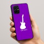 כיסוי בעיצוב אישי עם השם שלך לדגם - Realme 16 Pro+ 5G בעיצוב גיטרה
