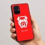 כיסוי בעיצוב אישי עם השם שלך לדגם - Realme 16 Pro+ 5G בעיצוב פרצוף בולדוג