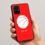 כיסוי בעיצוב אישי עם השם שלך לדגם - Realme 16 Pro+ 5G בעיצוב כדורסל