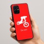 כיסוי בעיצוב אישי עם השם שלך לדגם - Realme 16 Pro+ 5G בעיצוב רוכב אופניים