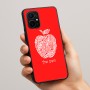 כיסוי בעיצוב אישי עם השם שלך לדגם - Realme 16 Pro+ 5G בעיצוב הדפס תפוח