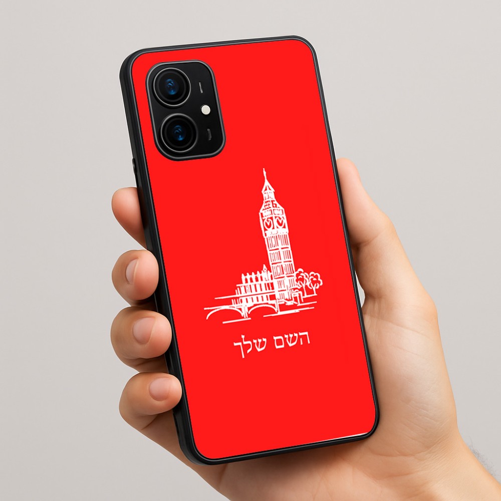 כיסוי בעיצוב אישי עם השם שלך לדגם - Realme 16 Pro+ 5G בעיצוב ביג בן