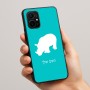 כיסוי בעיצוב אישי עם השם שלך לדגם - Realme 16 Pro+ 5G בעיצוב קרנף