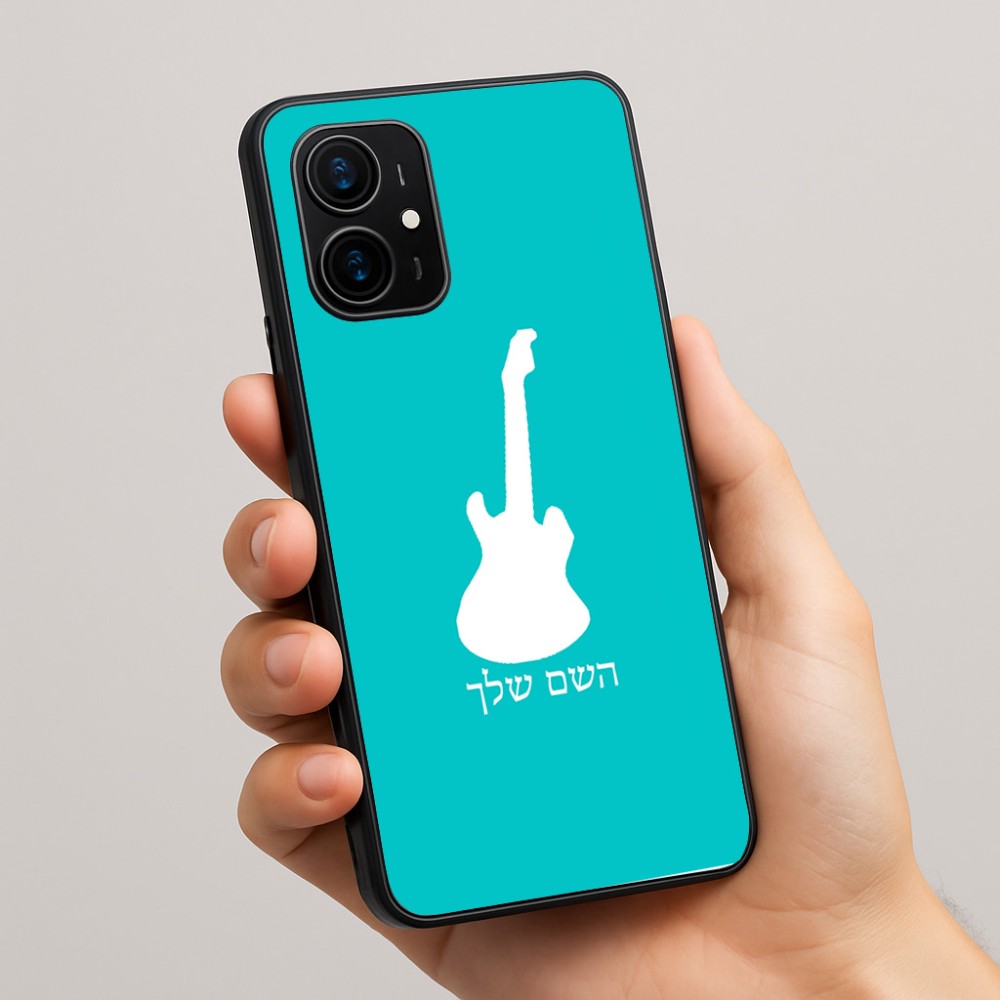 כיסוי בעיצוב אישי עם השם שלך לדגם - Realme 16 Pro+ 5G בעיצוב גיטרה
