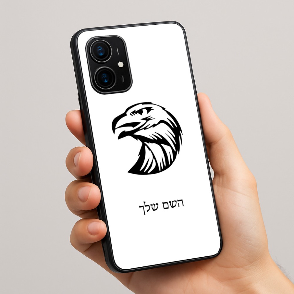 כיסוי בעיצוב אישי עם השם שלך לדגם - Realme 16 Pro+ 5G בעיצוב ראש נשר