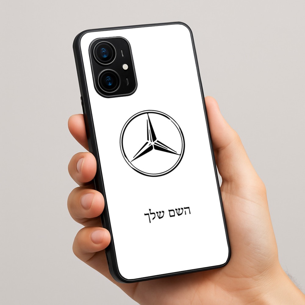 כיסוי בעיצוב אישי עם השם שלך לדגם - Realme 16 Pro+ 5G בעיצוב מרצדס-בנץ