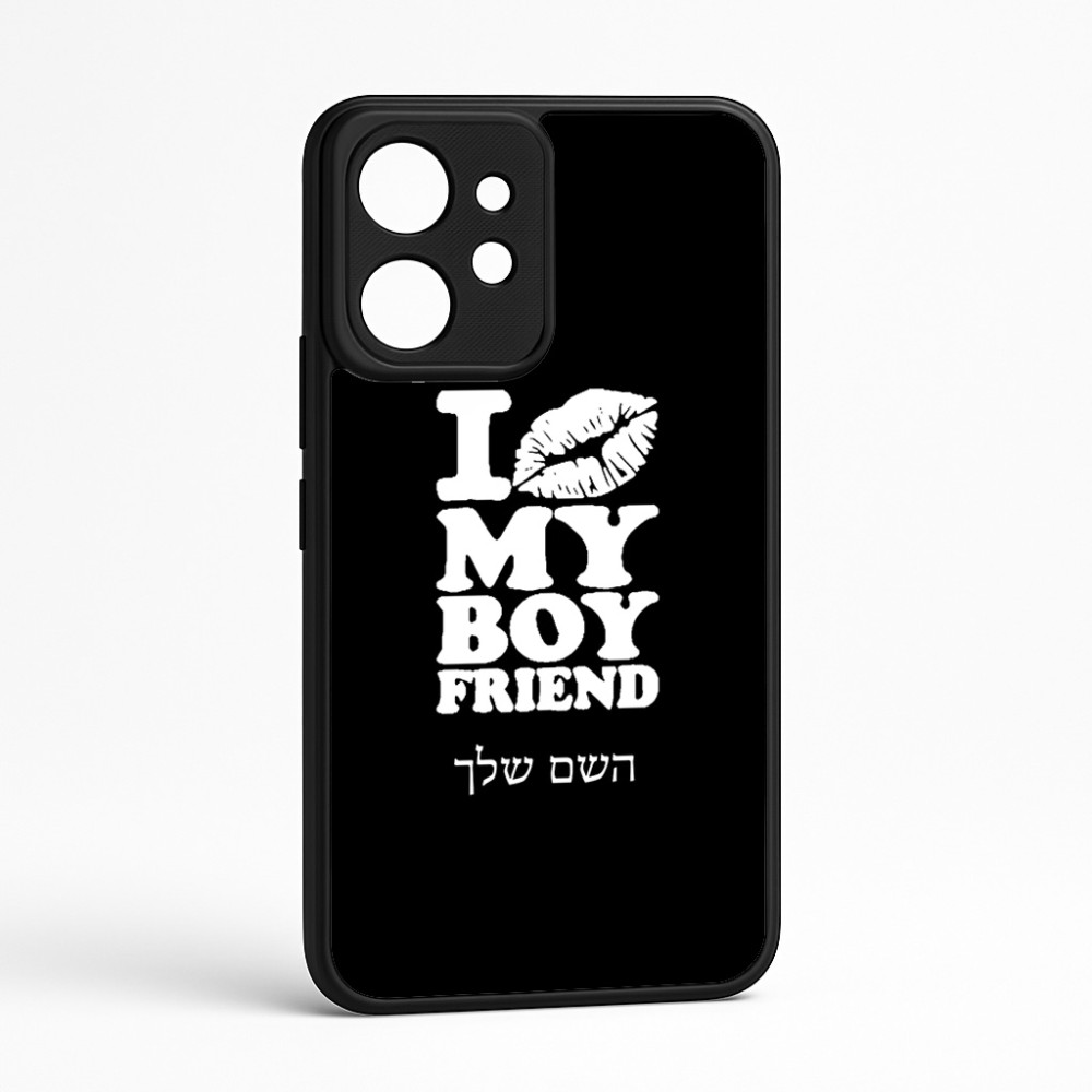 כיסוי בעיצוב אישי עם השם שלך לדגם - Realme GT 8 Pro 5G בעיצוב נשקי את חבר שלי