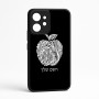 כיסוי בעיצוב אישי עם השם שלך לדגם - Realme GT 8 Pro 5G בעיצוב הדפס תפוח