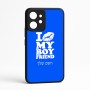 כיסוי בעיצוב אישי עם השם שלך לדגם - Realme GT 8 Pro 5G בעיצוב נשקי את חבר שלי
