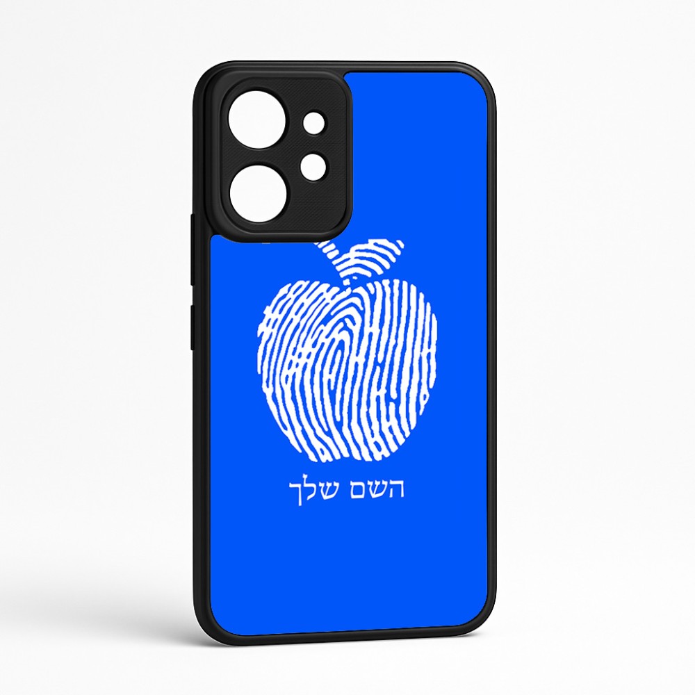 כיסוי בעיצוב אישי עם השם שלך לדגם - Realme GT 8 Pro 5G בעיצוב הדפס תפוח