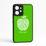 כיסוי בעיצוב אישי עם השם שלך לדגם - Realme GT 8 Pro 5G בעיצוב הדפס תפוח