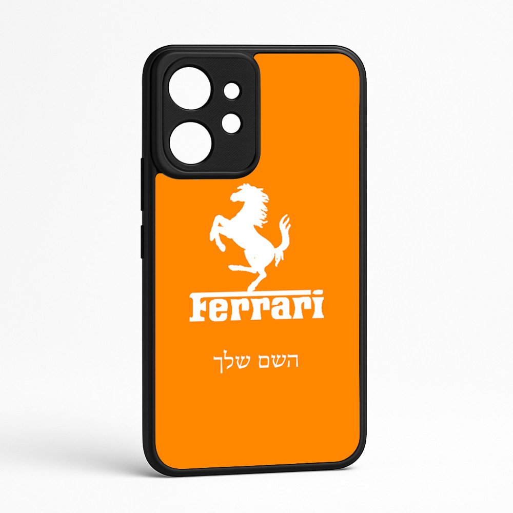 כיסוי בעיצוב אישי עם השם שלך לדגם - Realme GT 8 Pro 5G בעיצוב פרארי