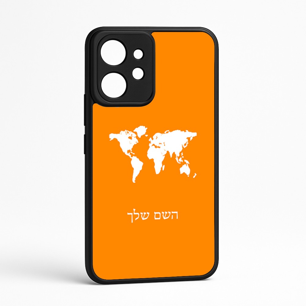 כיסוי בעיצוב אישי עם השם שלך לדגם - Realme GT 8 Pro 5G בעיצוב מפת העולם