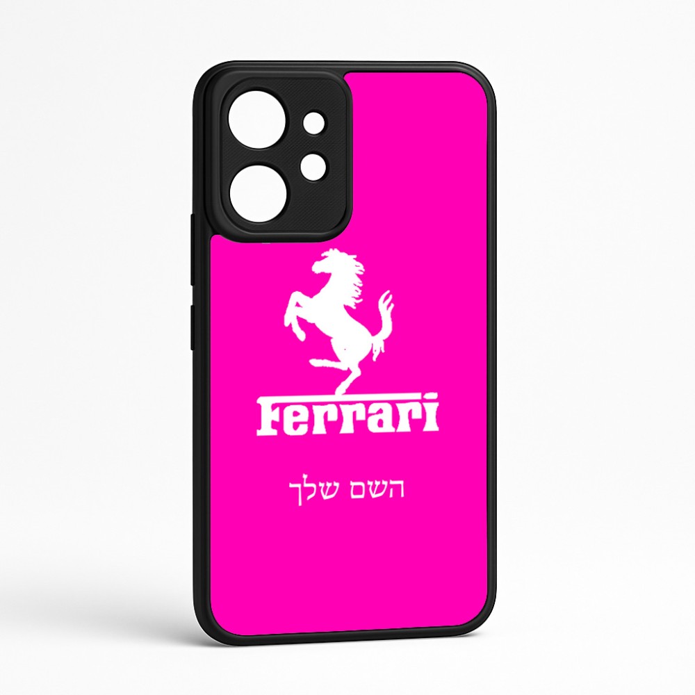 כיסוי בעיצוב אישי עם השם שלך לדגם - Realme GT 8 Pro 5G בעיצוב פרארי