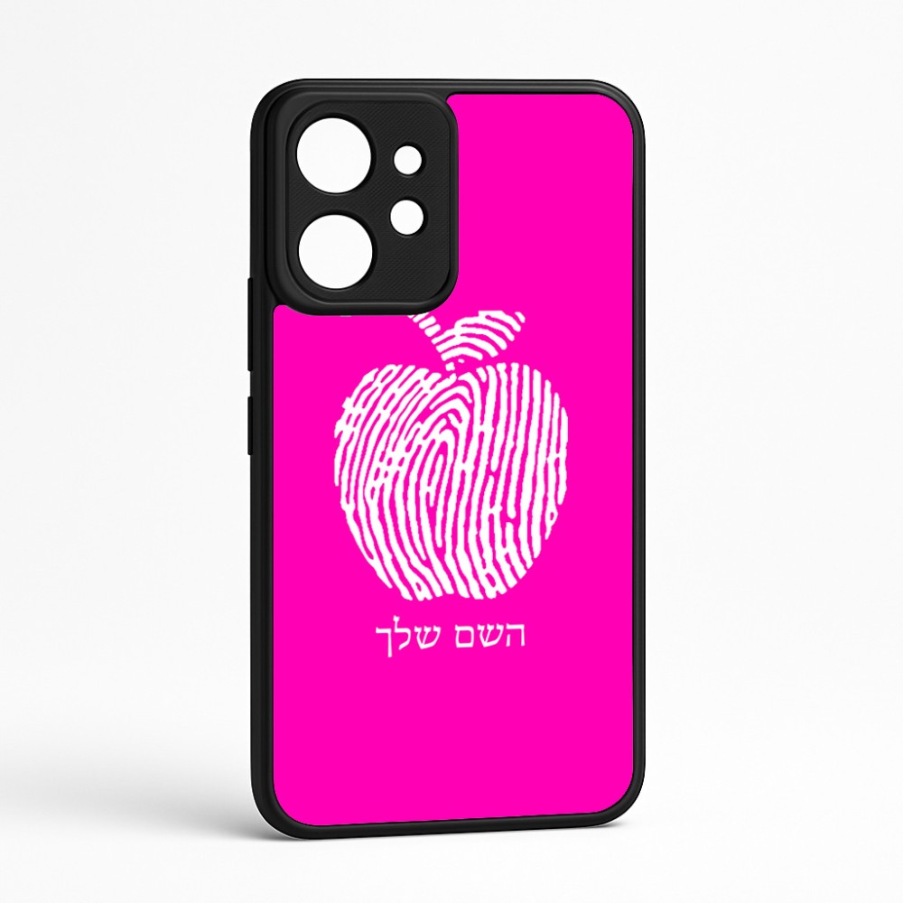 כיסוי בעיצוב אישי עם השם שלך לדגם - Realme GT 8 Pro 5G בעיצוב הדפס תפוח