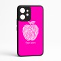כיסוי בעיצוב אישי עם השם שלך לדגם - Realme GT 8 Pro 5G בעיצוב הדפס תפוח
