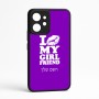 כיסוי בעיצוב אישי עם השם שלך לדגם - Realme GT 8 Pro 5G בעיצוב לנשק את החברה שלי