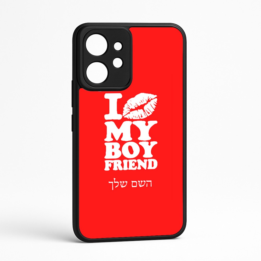 כיסוי בעיצוב אישי עם השם שלך לדגם - Realme GT 8 Pro 5G בעיצוב נשקי את חבר שלי