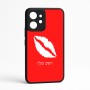 כיסוי בעיצוב אישי עם השם שלך לדגם - Realme GT 8 Pro 5G בעיצוב שפתיים - נשיקה