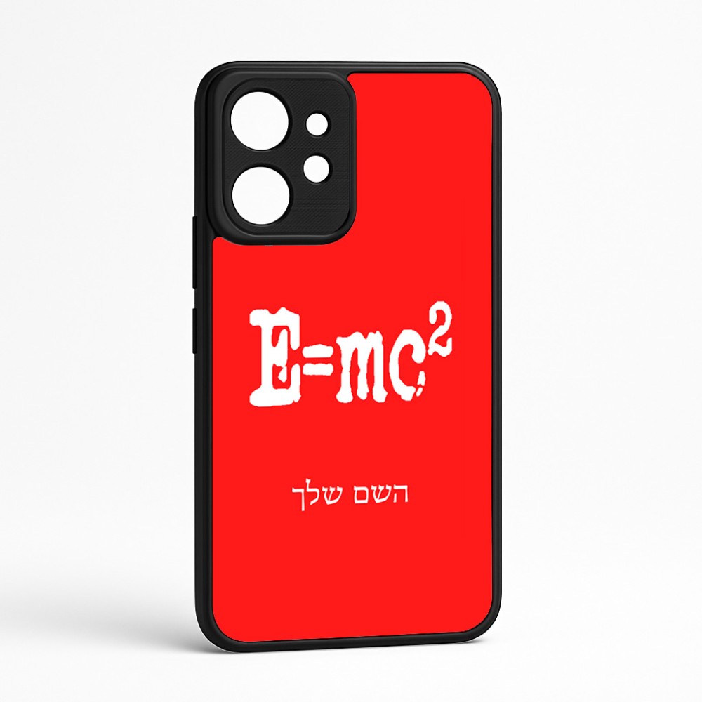 כיסוי בעיצוב אישי עם השם שלך לדגם - Realme GT 8 Pro 5G בעיצוב נוסחת אלברט איינשטיין