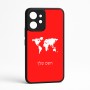 כיסוי בעיצוב אישי עם השם שלך לדגם - Realme GT 8 Pro 5G בעיצוב מפת העולם