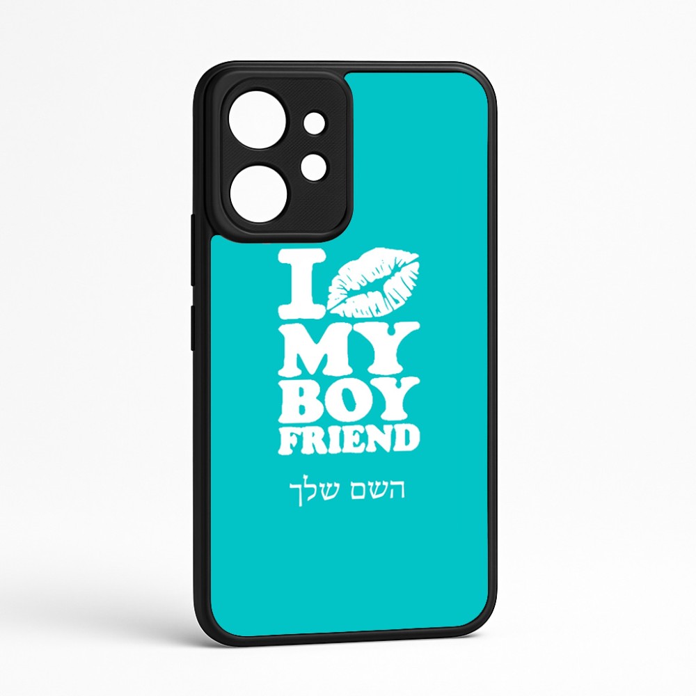 כיסוי בעיצוב אישי עם השם שלך לדגם - Realme GT 8 Pro 5G בעיצוב נשקי את חבר שלי