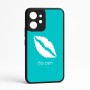 כיסוי בעיצוב אישי עם השם שלך לדגם - Realme GT 8 Pro 5G בעיצוב שפתיים - נשיקה