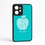 כיסוי בעיצוב אישי עם השם שלך לדגם - Realme GT 8 Pro 5G בעיצוב הדפס תפוח