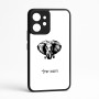 כיסוי בעיצוב אישי עם השם שלך לדגם - Realme GT 8 Pro 5G בעיצוב ראש פיל