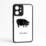 כיסוי בעיצוב אישי עם השם שלך לדגם - Realme GT 8 Pro 5G בעיצוב חזיר