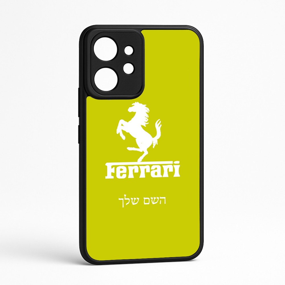 כיסוי בעיצוב אישי עם השם שלך לדגם - Realme GT 8 Pro 5G בעיצוב פרארי