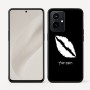 כיסוי בעיצוב אישי עם השם שלך לדגם - Realme GT 8 Pro 5G בעיצוב שפתיים - נשיקה